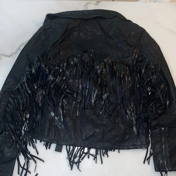 🔥 BlankNYC Fringe Moto Jacket in Let it Ride NWT - Picture 8 of 9